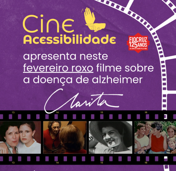 Imagem de divulgação do Cine Acessibilidade