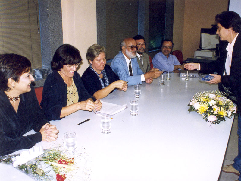  Jussara Long, Maria Élide, Cecília Minayo, Sérgio Arouca, Antonio Ivo, Carlos Morel, Rosany Bochner