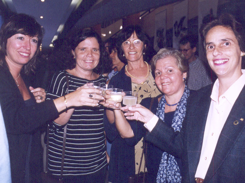Maria da Conceição, Lucia Souto, Maria Élide, Cecília Minayo, Rosany Bochner