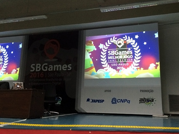 SBGames 2016 - de 8 a 10 de Setembro em São Paulo - SP