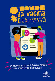 Capa do livro 'O bonde da vacina', com resultados do primeiro Concurso Portinho Livre
