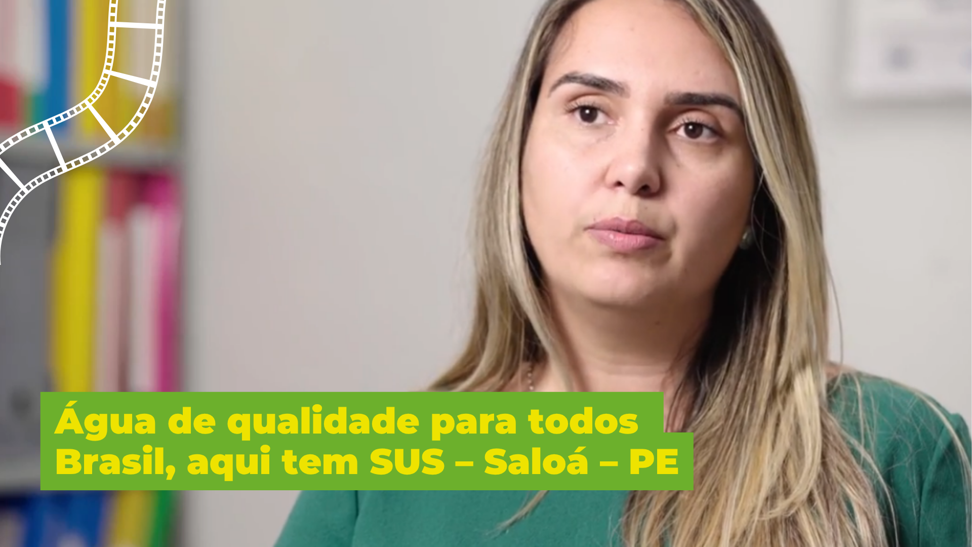 Frame do vídeo Água de Qualidade para todos
