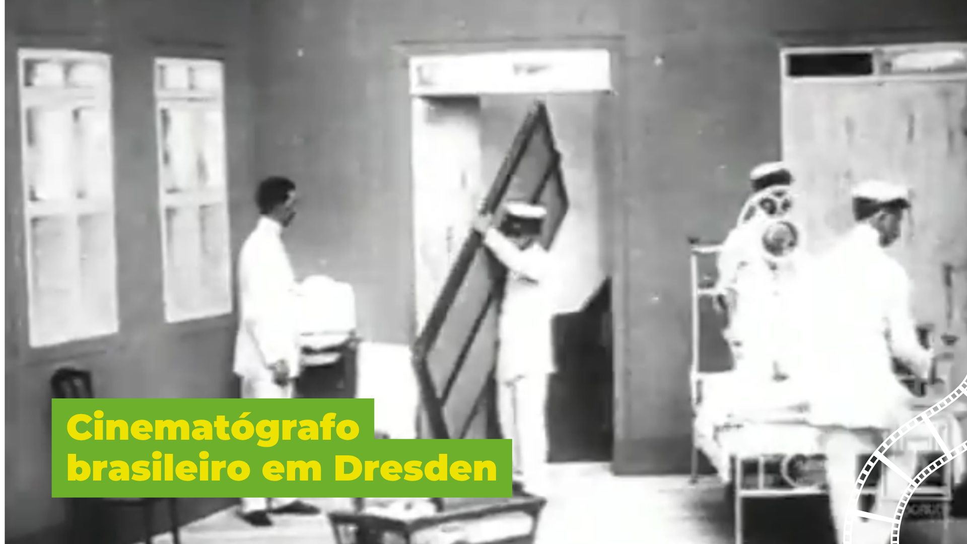 Frame do vídeo Cinematógrafo brasileiro em Dresden