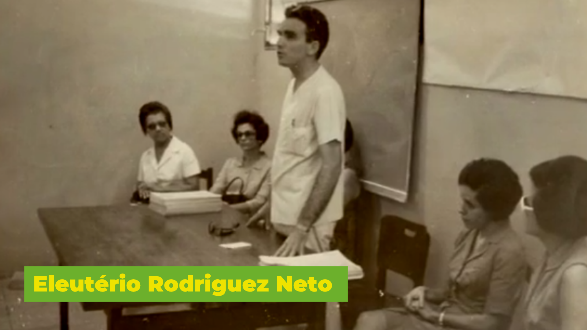 Frame do vídeo Eleutério Rodriguez Neto