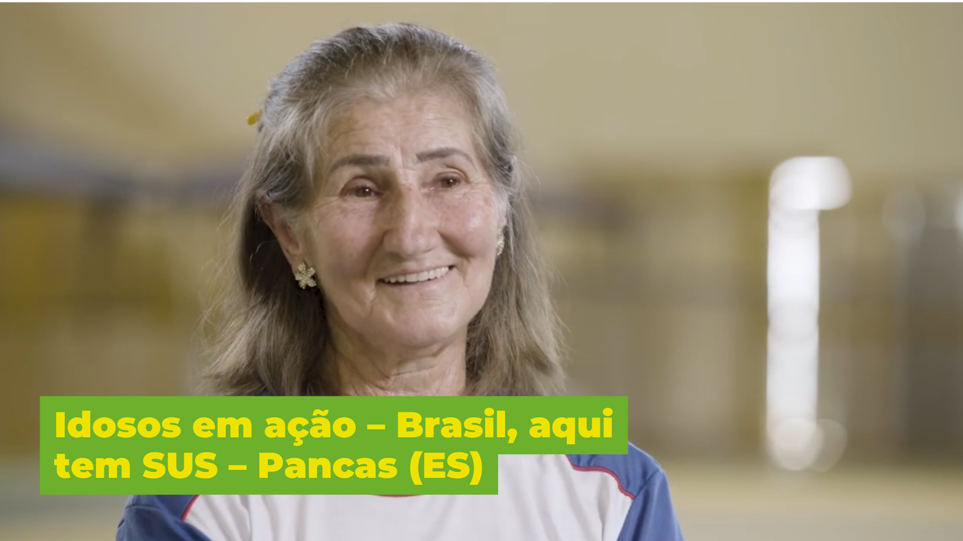 Frame do vídeo Idosos em Ação