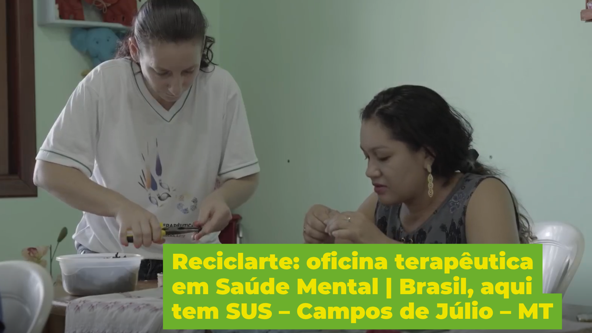 Imagem do vídeo Reciclarte
