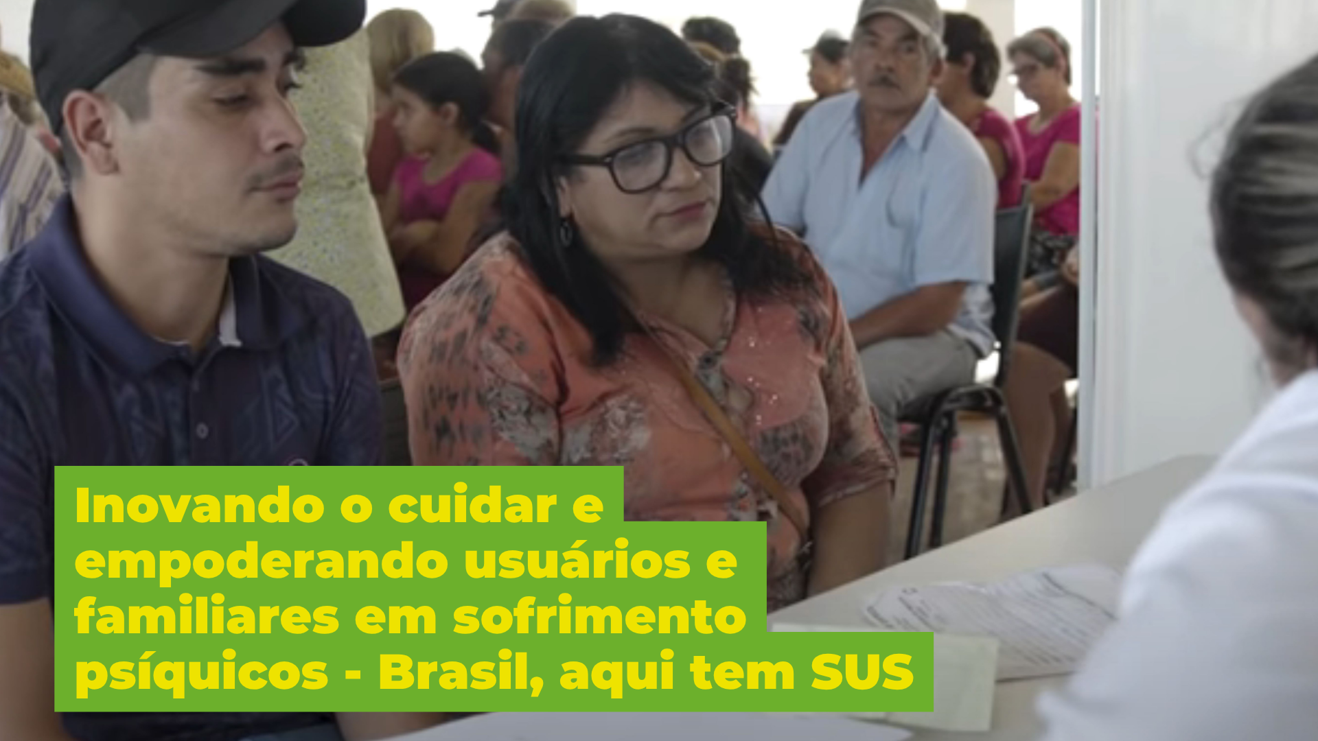 Frame do vídeo Inovando o cuidar