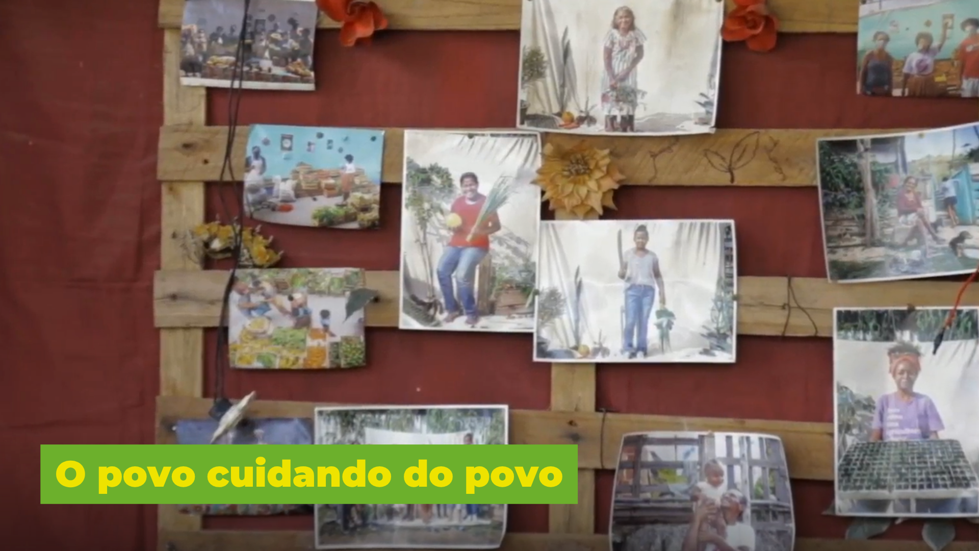 Frame do vídeo O povo cuidando do povo