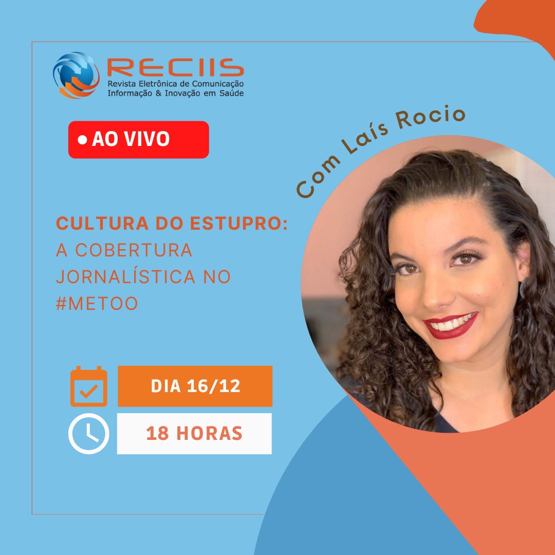 Live: Cultura do Estupro: a cobertura jornalística no #MeToo