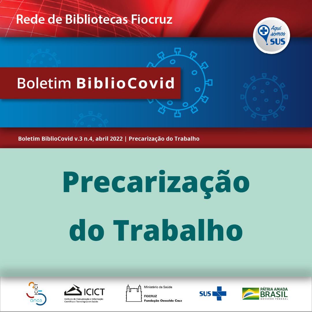 Boletim BiblioCovid - Precarização do trabalho