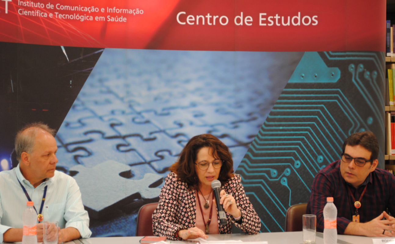 Seminário Idoso - CEE-Icict - Palestrantes - Foto: Graça Portela (Ascom/Icict/Fiocruz)