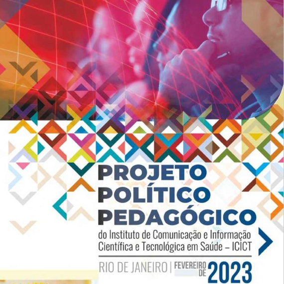 Capa do Projeto Político Pedagógico do Icict para 2023 Capa do Projeto Político Pedagógico do Icict para 2023