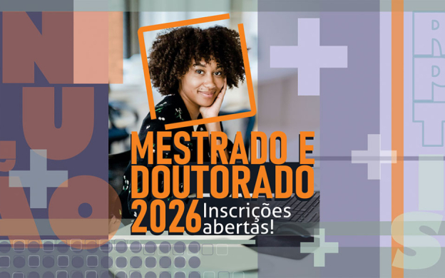 Imagem de divulgação com o nome do Programa de Pós-Graduação em Informação e Comunicação em Saúde, escrito inscrições abertas. Arte: Vera Fernandes|Ascom/Icict 