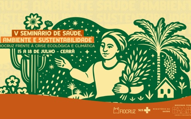 Imagem de divulgação do Seminário de Saúde, Ambiente e Sustentabilidade