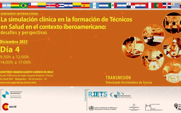 Embedded thumbnail for Seminario RIETS: Simulación Clínica na Formación de Técnicos en Salud en el contexto Iberoamericano