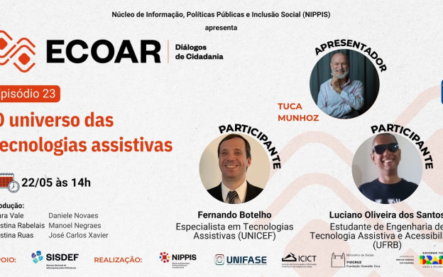 Embedded thumbnail for Ecoar - Diálogos de Cidadania | Episódio 23 – O universo das tecnologias assistivas
