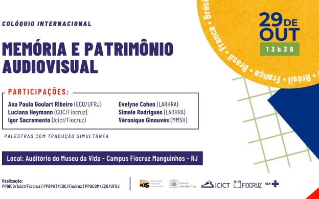 Embedded thumbnail for Colóquio Memória e Patrimônio Audiovisual – Mémoire et patrimoine audiovisuel