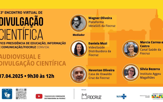 Embedded thumbnail for 13º Encontro Virtual de Divulgação Científica Audiovisual e Divulgação Científica