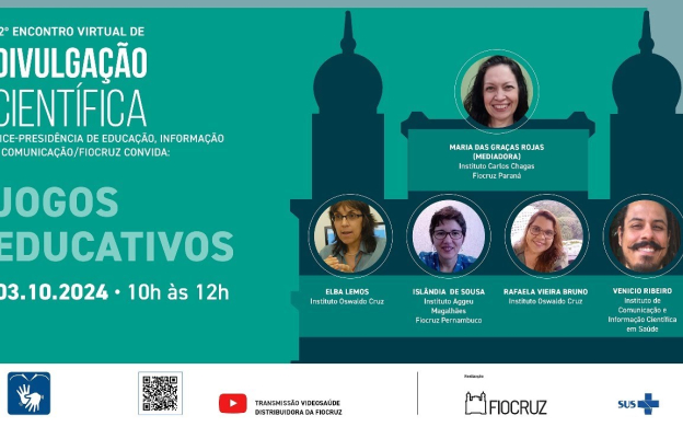 Embedded thumbnail for 12º Encontro Virtual de Divulgação Científica: Jogos Educativos