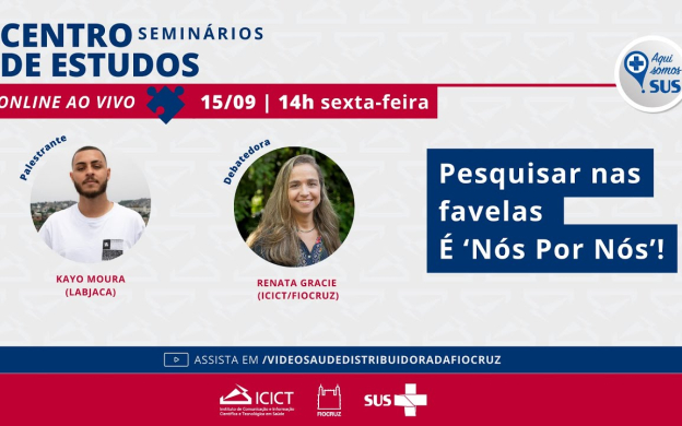 Embedded thumbnail for Centro de Estudos Icict - Pesquisar nas Favelas É ‘Nós Por Nós’!