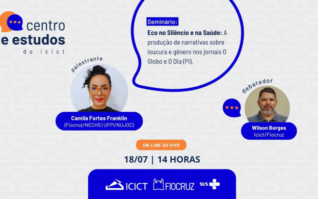 Embedded thumbnail for Eco no Silêncio e na Saúde: A produção de narrativas sobre loucura e gênero /O Globo e O Dia (PI)