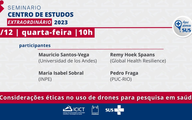 Embedded thumbnail for Centro de Estudos Extraordinário - Considerações éticas no uso de drones para pesquisa em saúde - PT