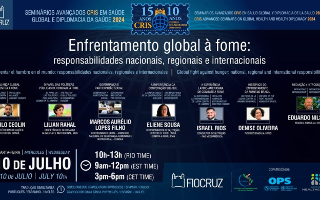 Embedded thumbnail for 252 - Sem. CRIS/Enfrentamento global à fome: responsabilidades nacionais, regionais e internacionais