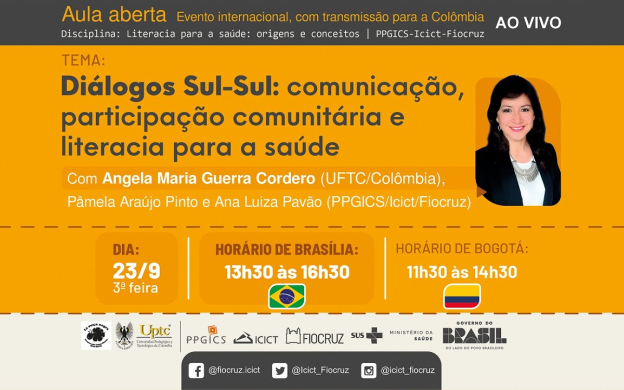 Embedded thumbnail for Diálogos Sul-Sul: comunicação, participação comunitária e literacia para a saúde
