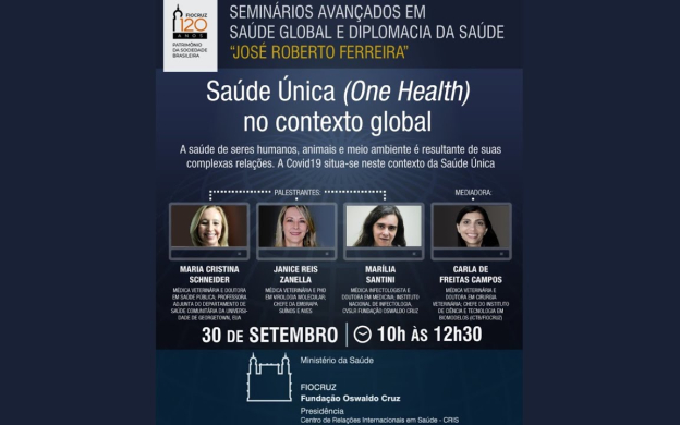 Embedded thumbnail for 04 - Seminários Avançados em Saúde Global e Diplomacia da Saúde | Saúde Única no contexto Global
