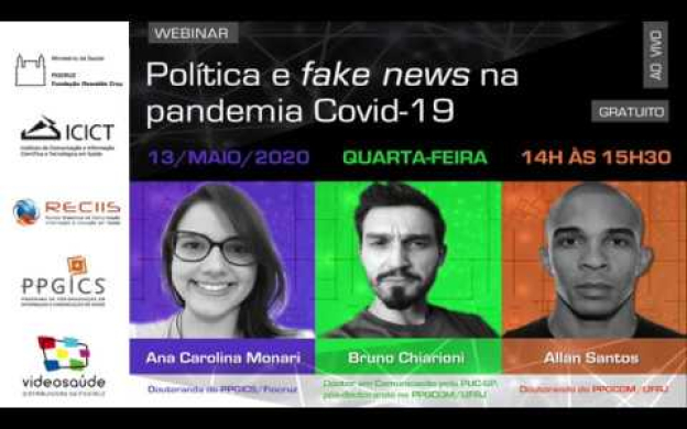 Embedded thumbnail for Política e fake news na pandemia COVID-19
