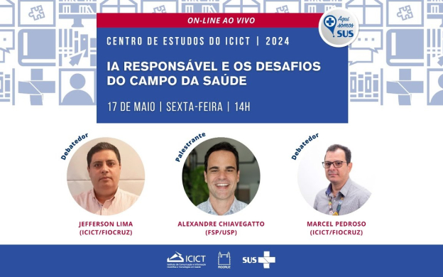 Embedded thumbnail for Centro de Estudos do Icict - IA Responsável e os desafios do campo da saúde