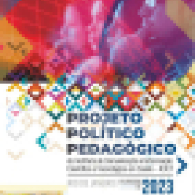 Recorte da capa do projeto pedagógico