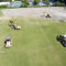 Construção de centro hospitalar para Covid-19. Fotografia/Drone: Leonardo Oliveira - Icict/Fiocruz