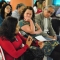 Inesita Araujo, Janine Cardoso e Umberto Trigueiros na palestra de André Lemos