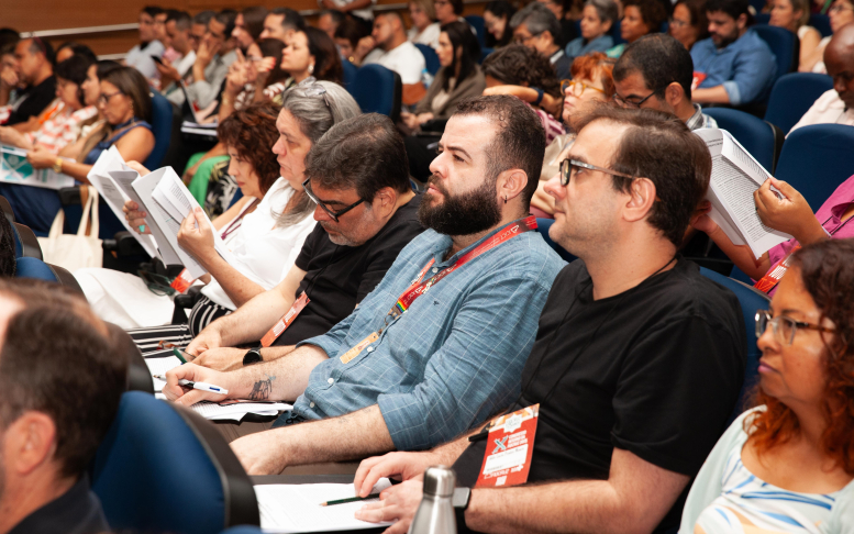 Participação do Icict na plenária final do X Congresso Interno da Fiocruz