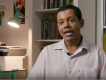 Frame do vídeo de Igor Sacramento, com entrevista sobre fake news