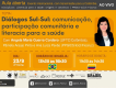 Imagem de divulgação da aula aberta PPGICS sobre omunicação, participação comunitária e literacia para a saúde.