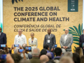 Abertura da 5ª Conferência Global de Clima e Saúde, em Brasília. Foto: Fabio Rodrigues-Pozzebom/ Agência Brasil. Foto da abertura da Conferência Global de Clima e Saúde de 2025, em Brasília.
