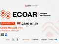 Hoje, às 19h, no canal da VideoSaúde e da UNIFASE no YouTube. Arte: NIPPIS Fundo alaranjado, com o dia do evento (24/7), horário (19h), o título (Cultura Acessível: entre a fruição e a criação). Arte Nippis