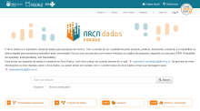 Página inicial do Arca Dados Fiocruz