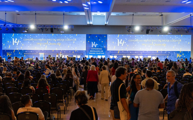 Imagem de divulgação da cerimônia de abertura do 14º Abrascão - Foto: Mateus Serrer/Abrasco