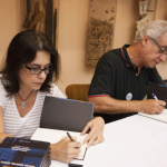 Organizadores do livro "Comunicação, Mídia e Saúde" - Foto: Raquel Portugal (Multimeios/Icict/Fiocruz)