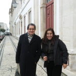 O jornalista João Figueira, pesquisador do CEIS 20, e Adriana Aguiar