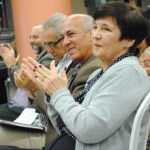 Lucilia Friedmann, Arthur Couto, Umberto Trigueiros e Paulo Elian nos 114 anos da Biblioteca de Manguinhos