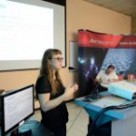 Jhessica Reia apresenta a palestra “Implicações jurídicas, sociais e culturais advindas do avanço das tecnologias da informação e da comunicação”