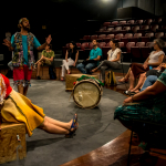 PPGICS - Abertura do ano letivo 2017 - Visita ao Castelo - Teatro - Foto: Leo Salo (COC)