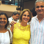 Sinitox 35 anos - Nivia Silva, Rosany Bochner e Luiz Claudio Meirelles (Foto: Graça Portela/Ascom)