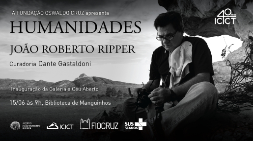 Imagem do fotógrafo João Roberto Ripper, escrito Exposição Humanidades, 15/6 e 9h