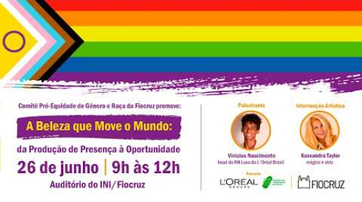 Imagem de divulgação do evento A Beleza que Move o Mundo: da Produção de Presença à Oportunidade