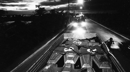 Transporte dos caixões dos trabalhadores assassinados de Marabá para Curionópolis
